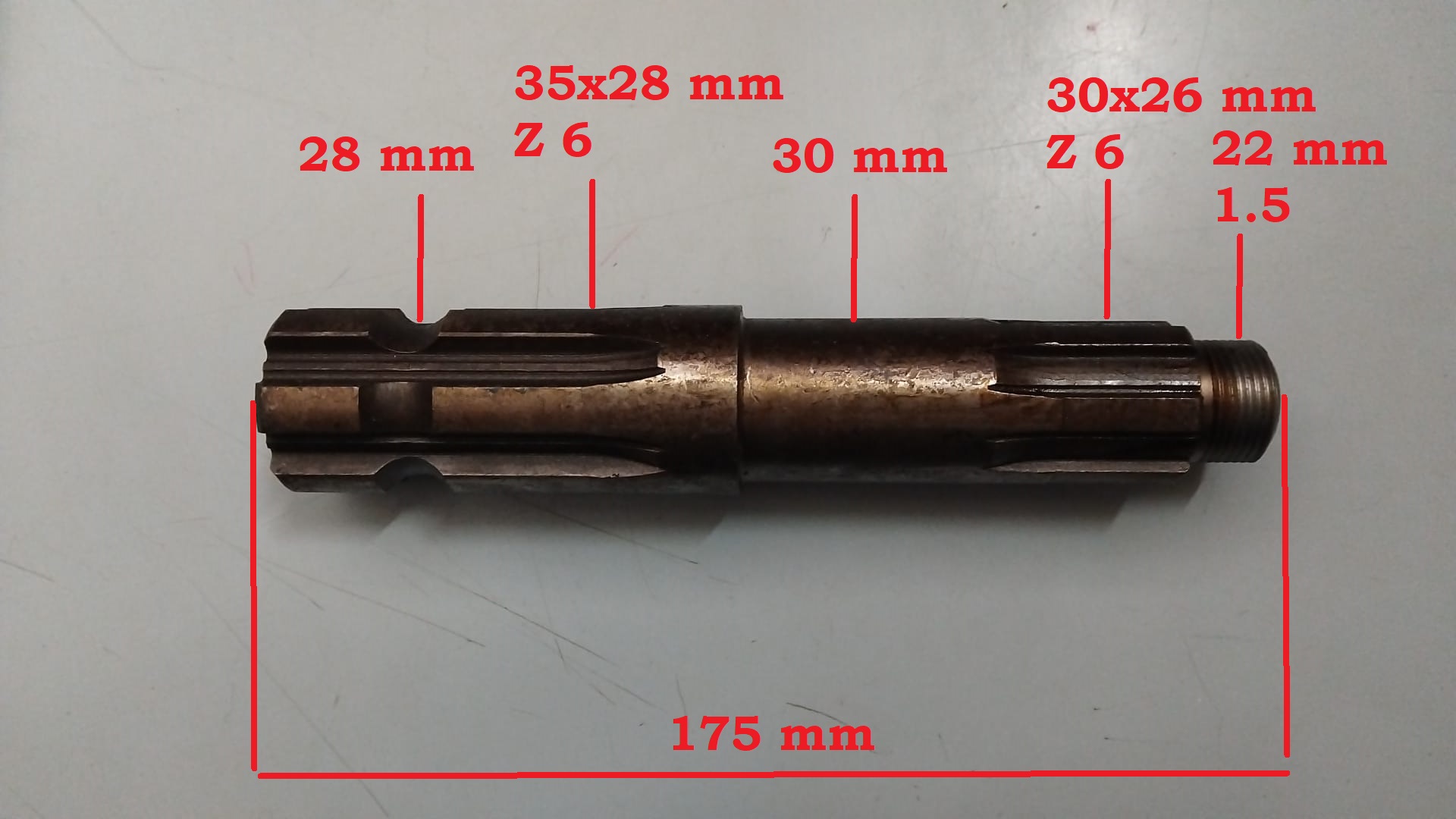 ALBERO PRESA DI FORZA